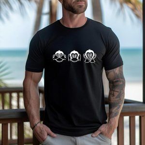 Three Wise Monkeys Unisextee